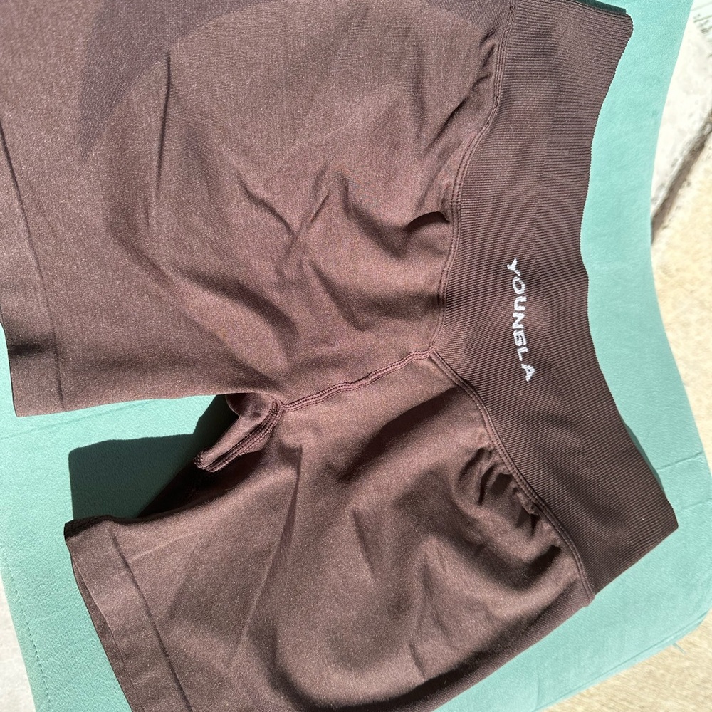 YoungLA Dark Brown Athletic Shorts